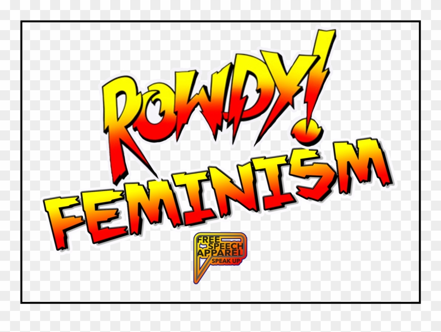 Customcat Men's Premium Tee-shirts The Best Feminism - Rowdy Ronda Rousey Logo Png Clipart