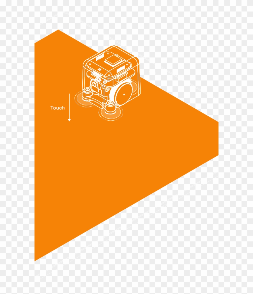 By Touching The Screen With 3 Legs, Tabo Can Inform Clipart