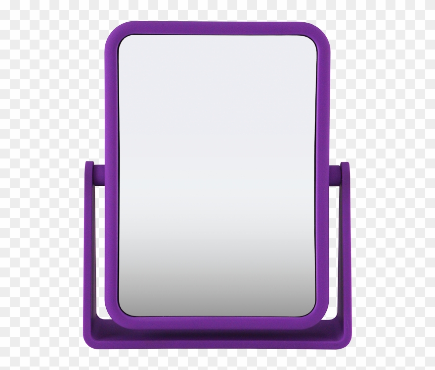 Soft Touch Square Standing Mirror 1x/7x Clipart