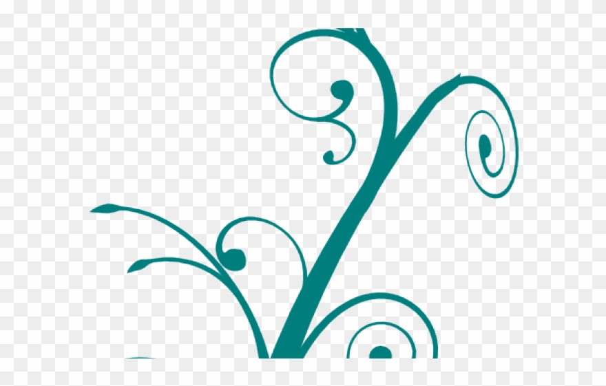 Swirl Branch Clipart - Png Download