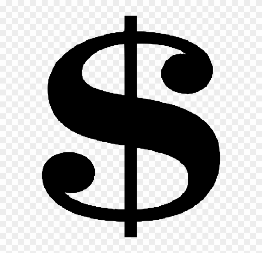 Image Library Download For Print Jokingart Com - Money Sign Clip Art Black And White - Png Download