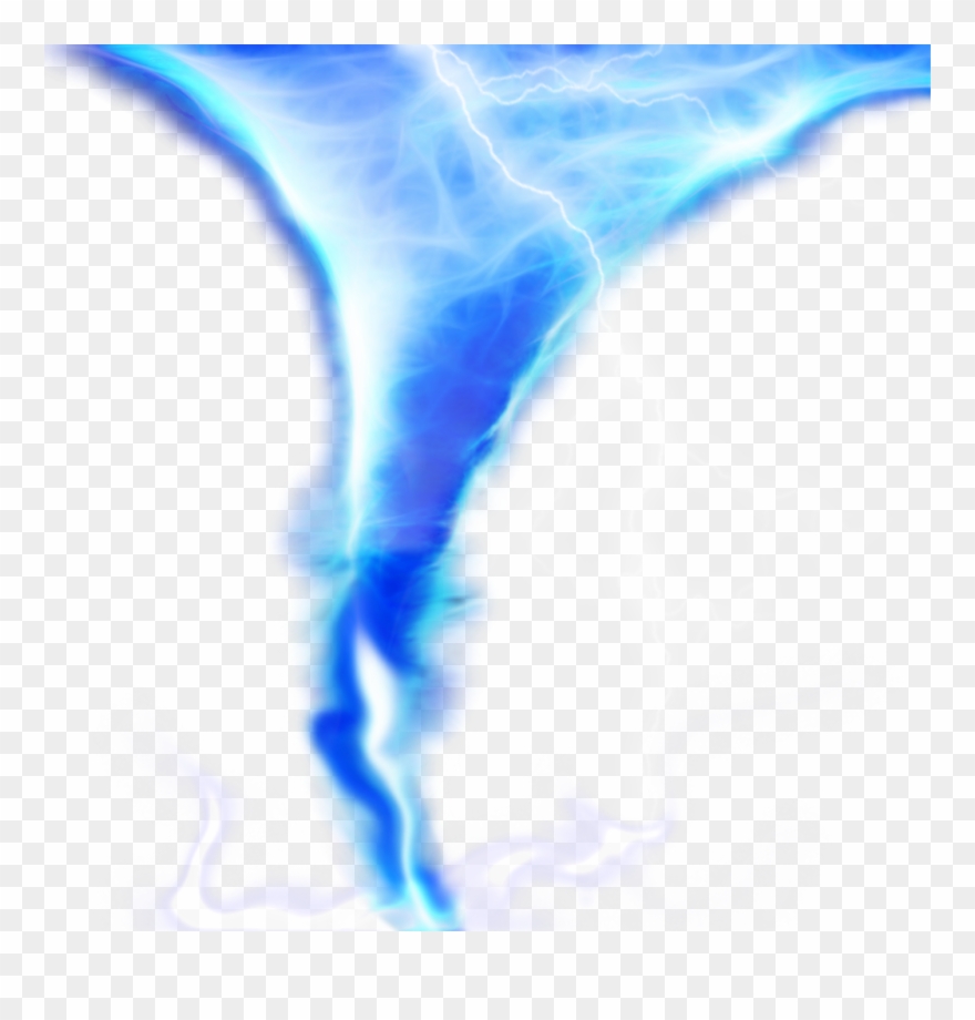 Swirl Clipart Water - Lightning Tornado Png Transparent Png
