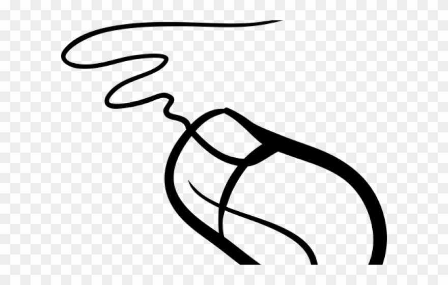 Computer Mouse Art - Drawing Computer Mouse Clipart