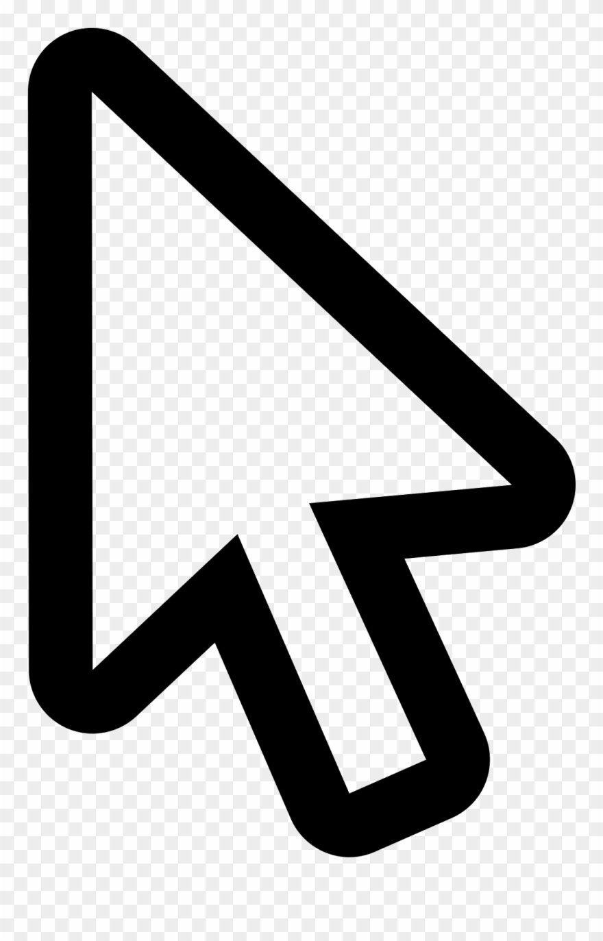 Mouse Arrow Png - Transparent Background Cursor Png Clipart