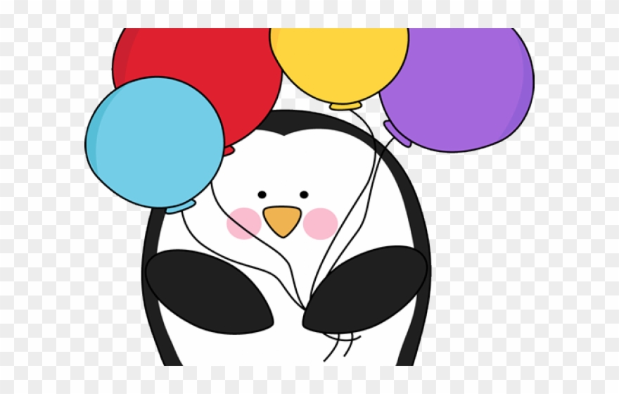 Cute Penguin Clipart - Birthday Penguin Clip Art - Png Download