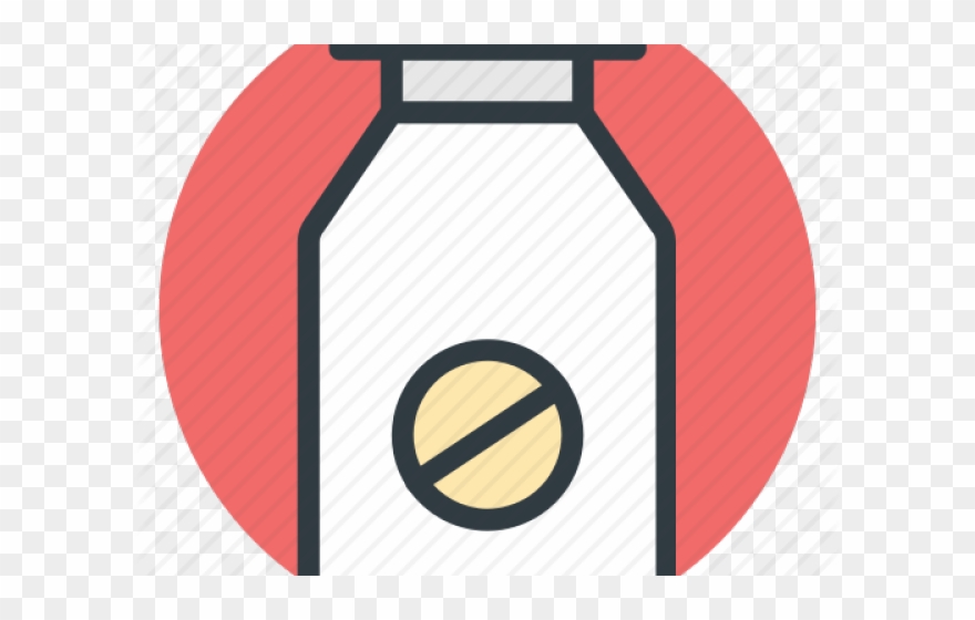 Pills Clipart Medicine Jar - Circle - Png Download