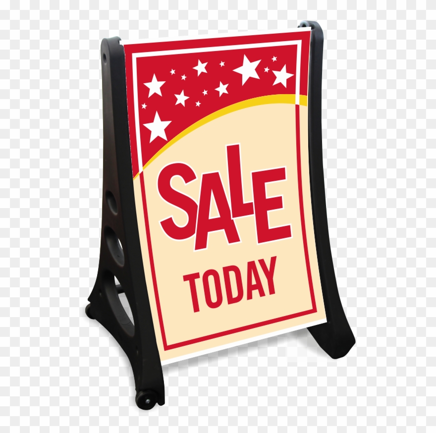 Zoom, Price, Buy - Frame Sidewalk Sign Clipart