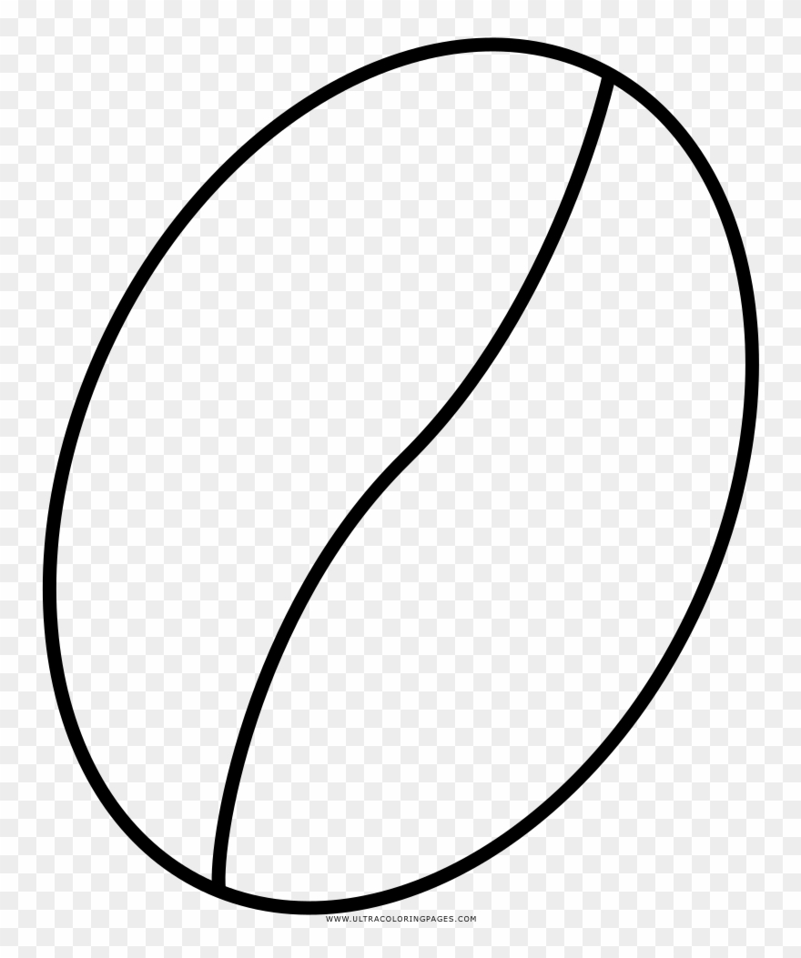 Clipart Transparent Bean Drawing Coloring Page - Line Art - Png Download
