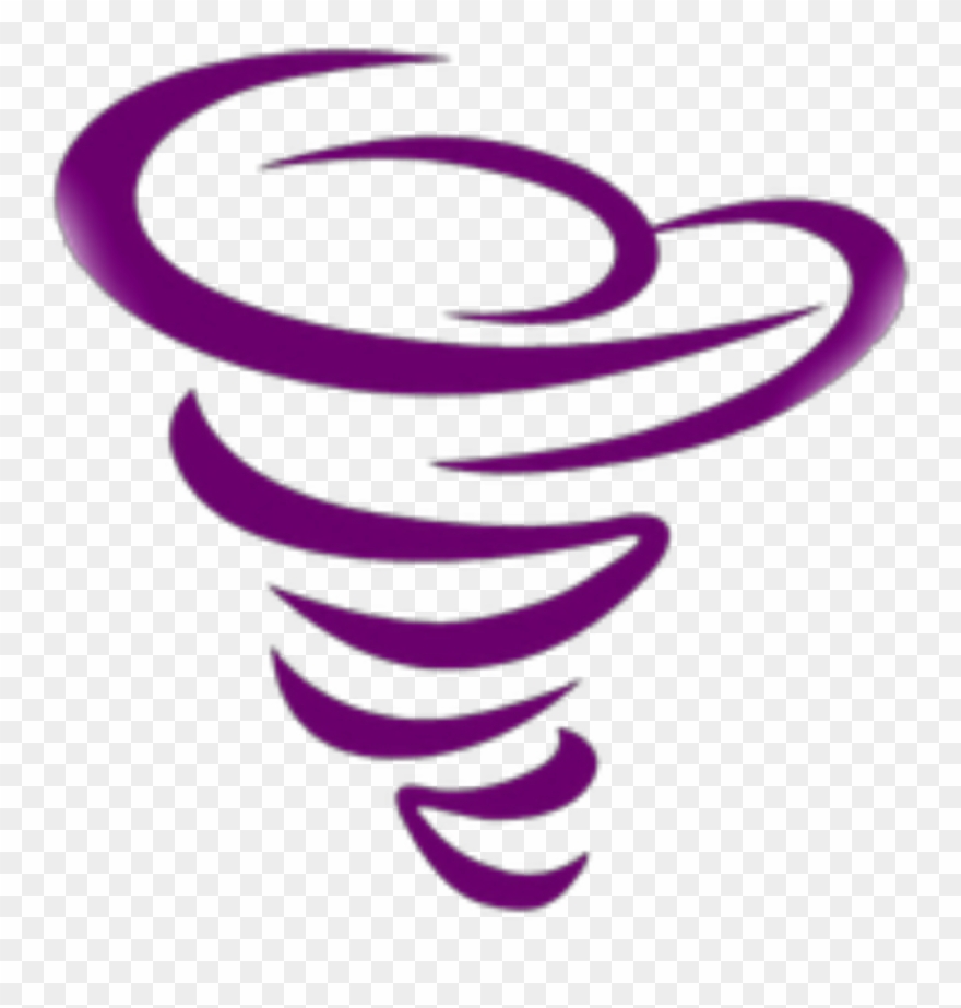 Tornado Clipart Purple Clipart Transparent Library - Twister - Png Download