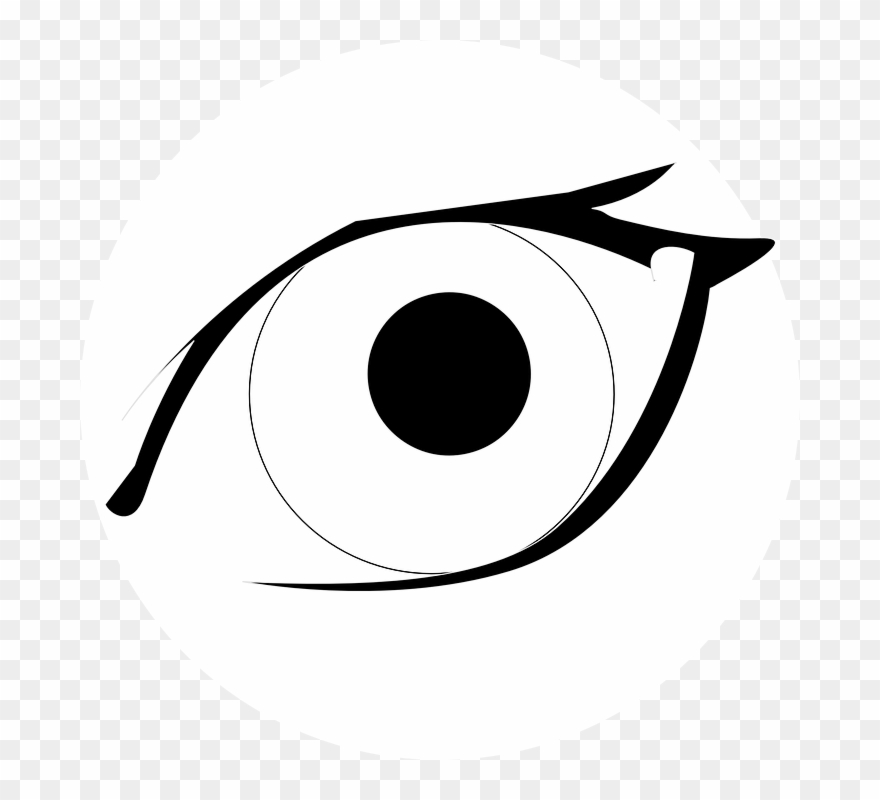 Stare Clipart Eye Vision - Eye - Png Download