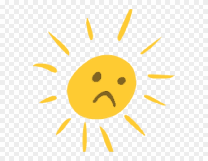 Vector Royalty Free Library Collection Of Free Bummed - Sad Sun Transparent Background Clipart