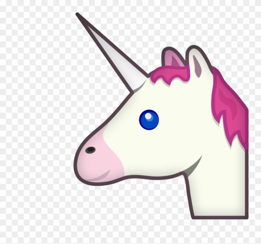 52 Images About Unicorn-galaxy On We Heart It - Unicorn Emoji No Background Clipart
