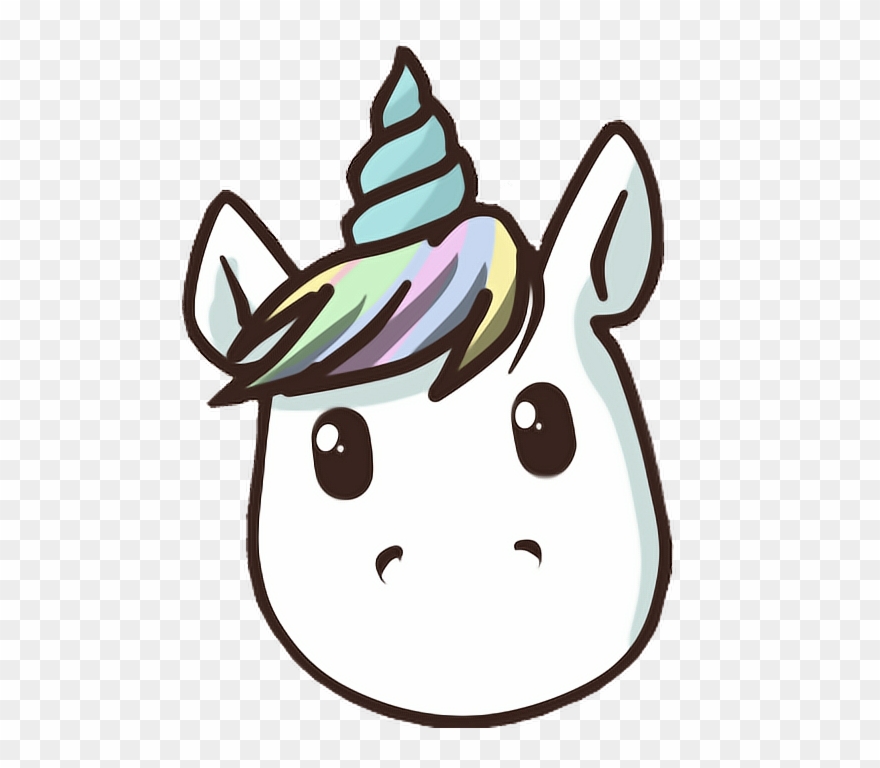 Report Abuse - Cara Menggambar Unicorn Dengan Mudah Clipart