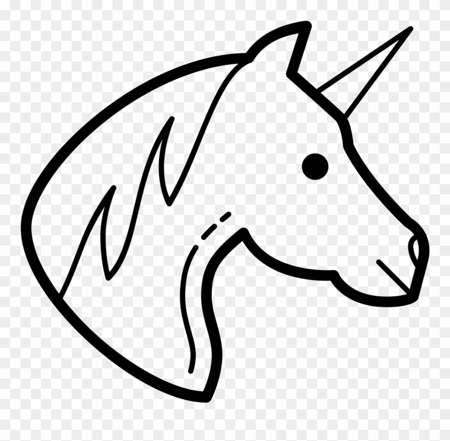 This Icon Represents A Unicorn - Icon Clipart
