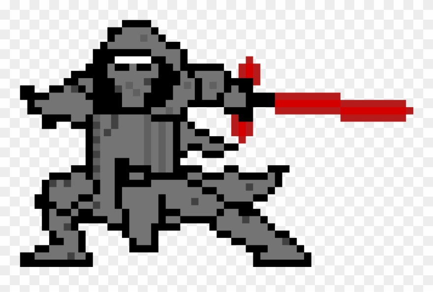 Kylo Ren - Pixel Art Clipart