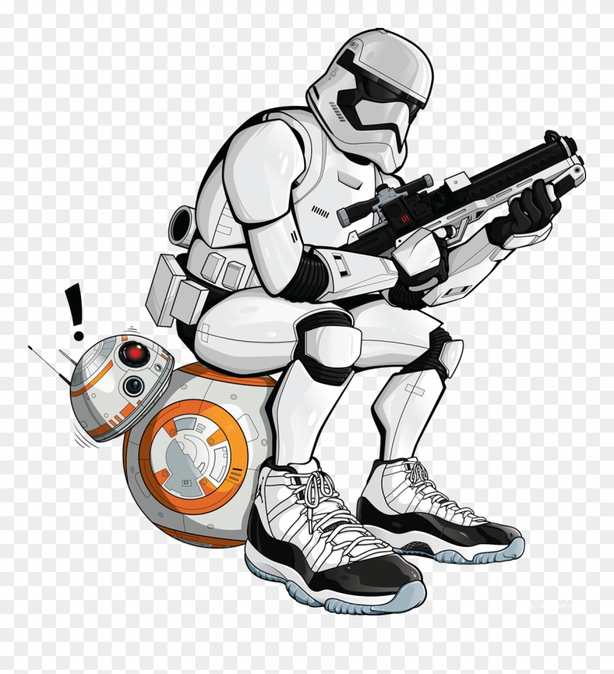 I'm Not Sure How This Blatant Dress Code Violation - Stormtrooper Air Jordan Clipart