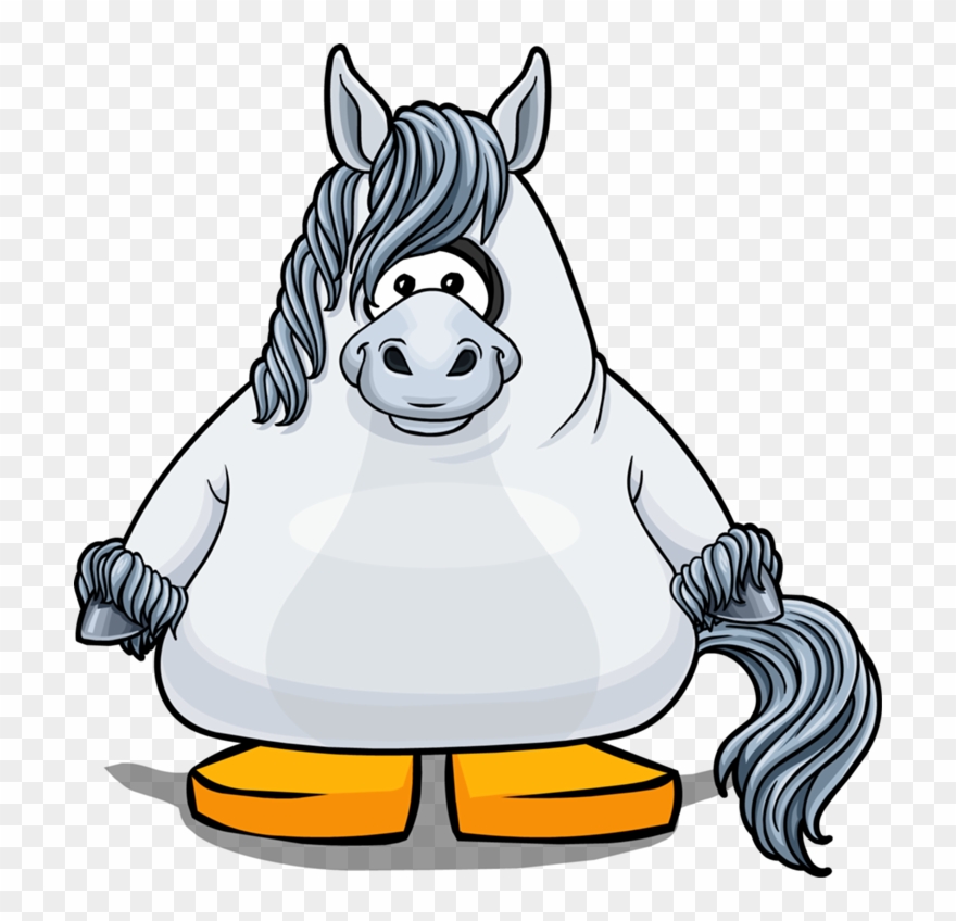 Unicorn Costume Pc - Club Penguin Clipart