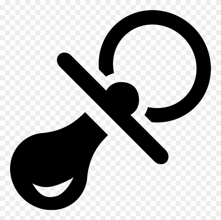 Pacifier Stamp Rubber Stamps - Pacifier Clipart