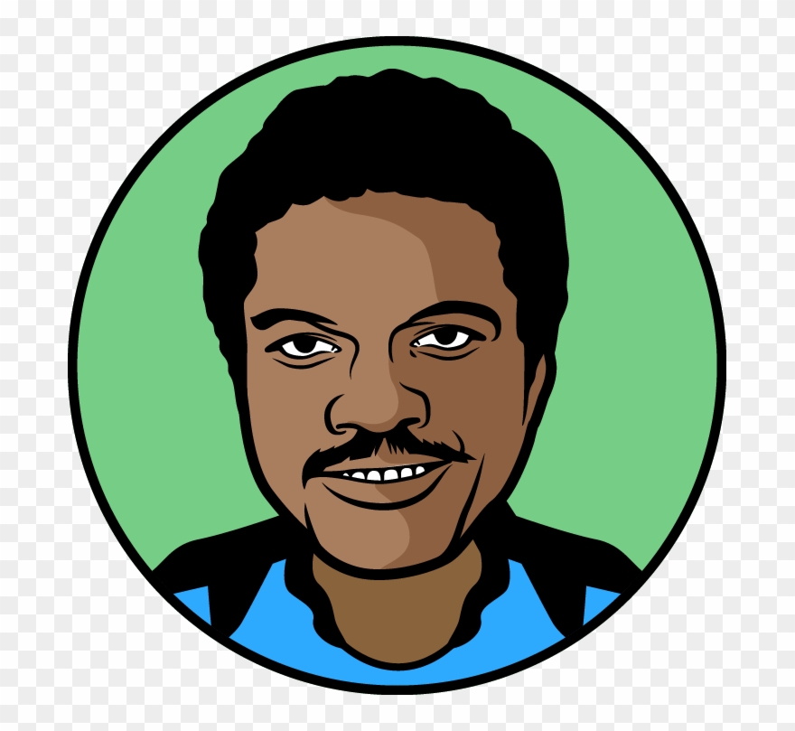 Lando Calrissian - Pitcher - Cartoon Clipart