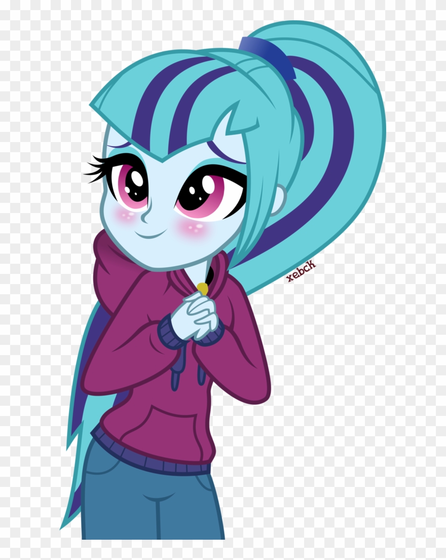 Svg Library Library Artist Xebck Blushing - Mlp Eg Sonata Blushing Clipart