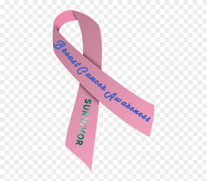 Ribbon,breast Cancer, - Pink And Purple Ribbon Clipart