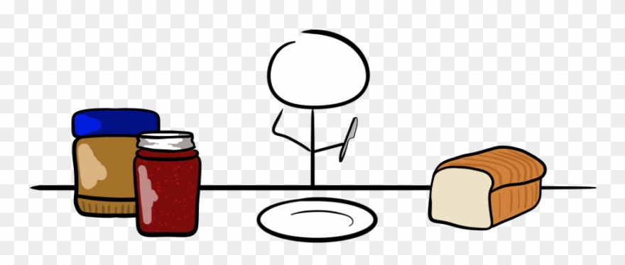 Prioritize And Plan M - Peanut Butter And Jelly Sandwich Clipart