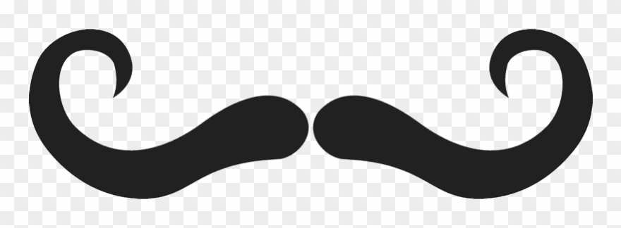 Classic Handlebar Rubber Stamp - Rubber Stamping Clipart