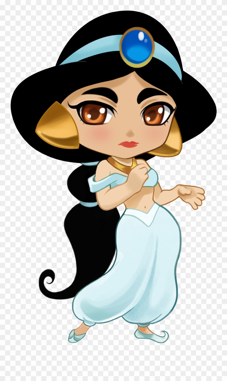 Jasmine Disney Princess Clip Art By Cathpalug On Etsy - Png Download