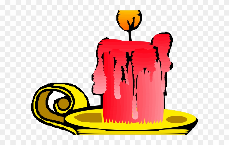 Candle Clipart Thick - Candle Clip Art - Png Download
