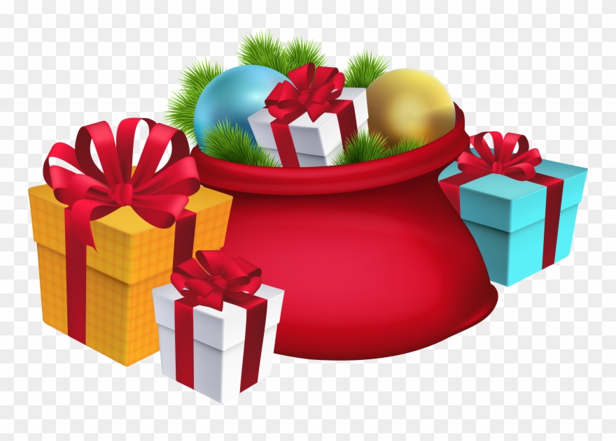 Santa Decorating Cliparts - Christmas Printable Loot Bags - Png Download