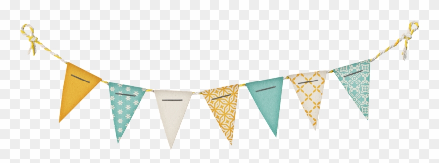 Save The Date - Birthday Flag Banner Png Clipart