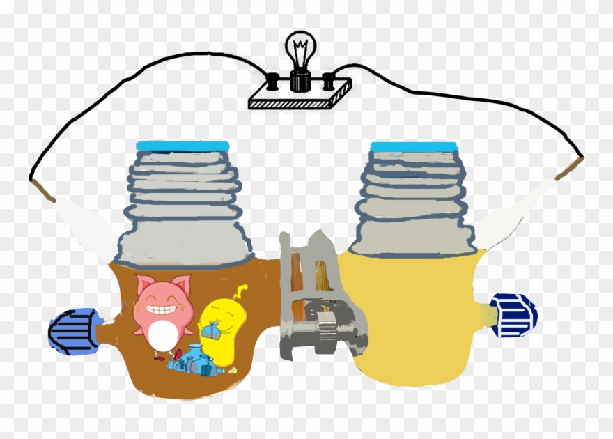 Efficiency Of Electricity Production - Cartoon Clipart