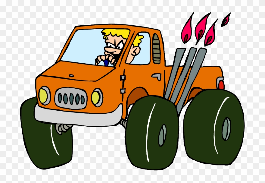 I Always Get A Kick When I See Men Driving Big 4x4 Clipart