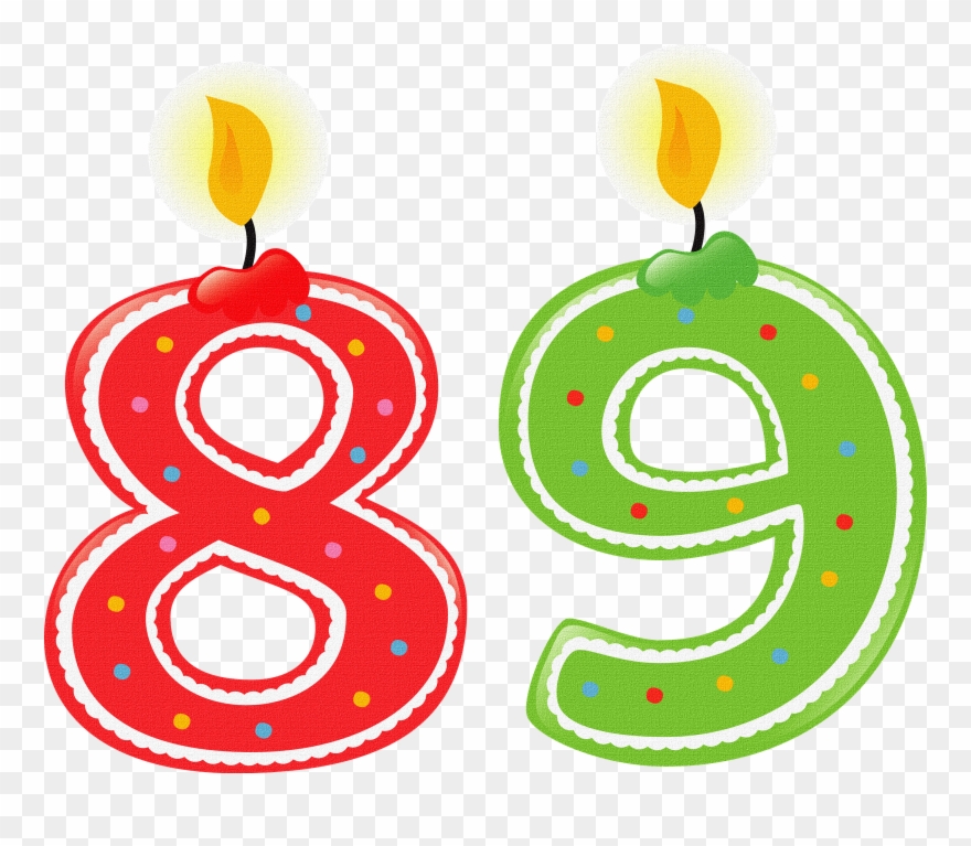 Kids Numbers, Art Birthday, Happy Birthday, Banner, - Numeros De Cumpleaños Png Clipart