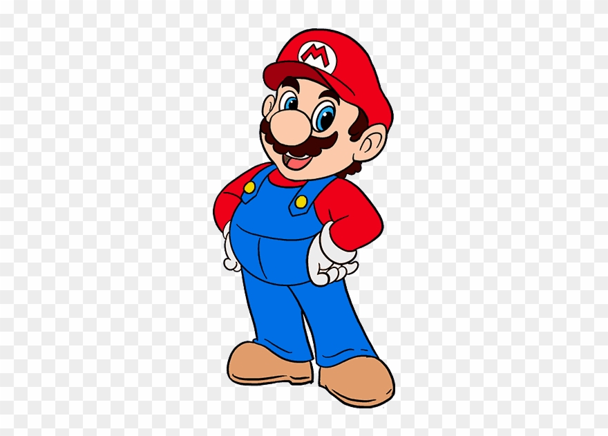 Clip Transparent Download How To Draw Super - Super Mario Drawing Easy - Png Download