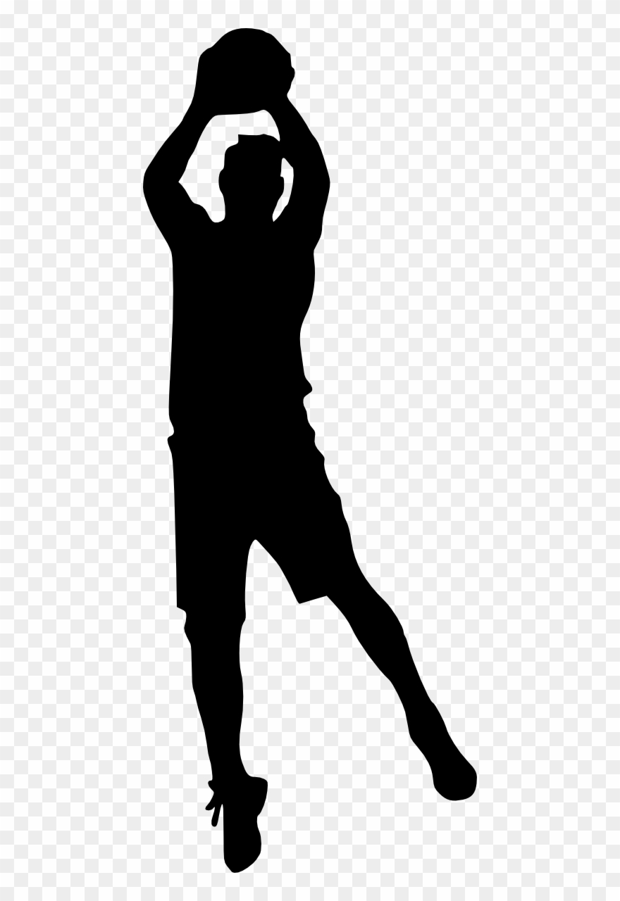 Svg Transparent Png Transparent Onlygfx - Basketball Player Silhouette Png Clipart