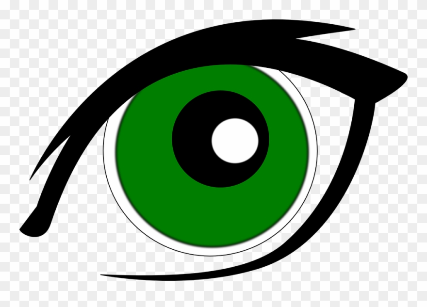 Green Clipart Eyeball - Green Eyes Clipart Png Transparent Png