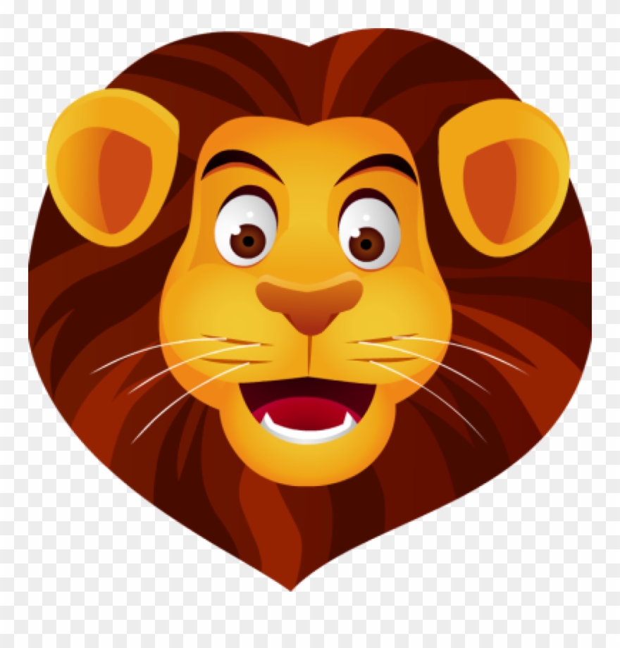 Baby Lion Face Clipart Clipart Panda Free Clipart Images - Lion Face Clipart - Png Download