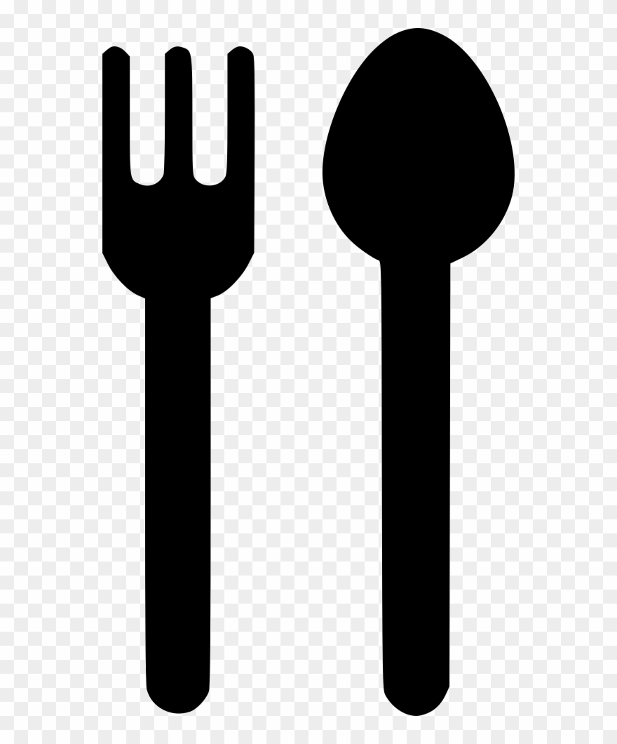 Fork Spoon Eat Food Comments - Hand Clipart