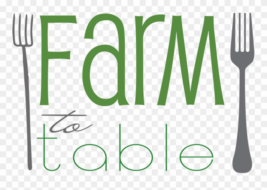 Farm To Table Clipart Farm To Table Logo Fork - Farm To Table - Png Download