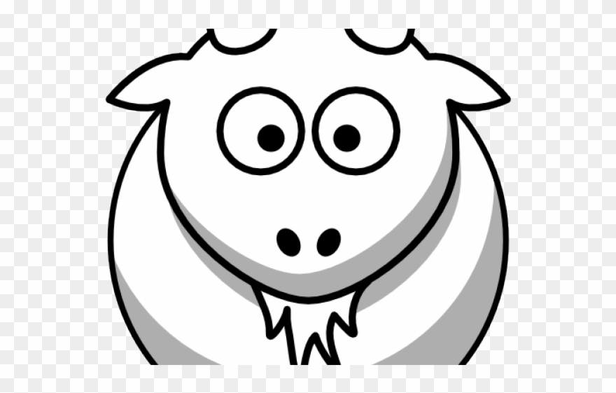 Goats Head Clipart Boer Goat - Cartoon Goat - Png Download