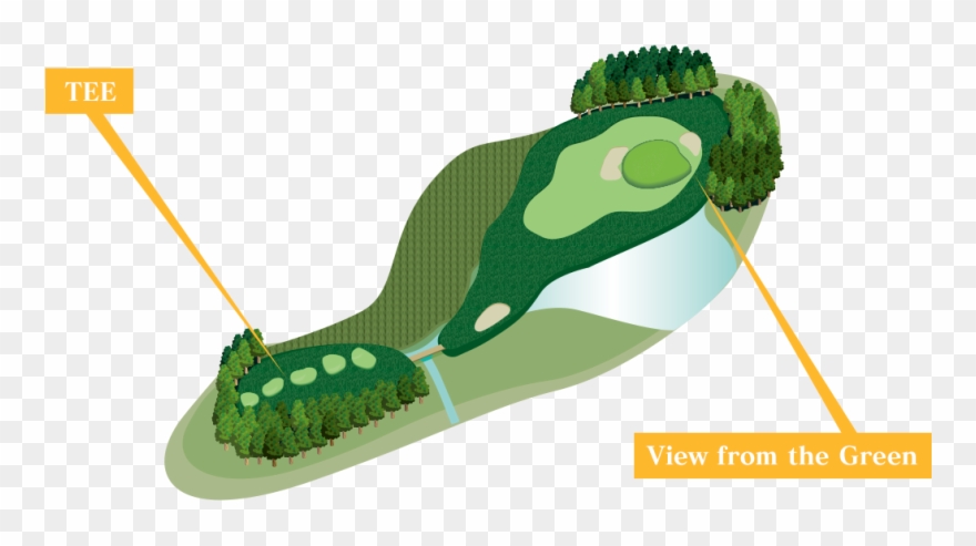 After The Tough Hole 4, You Can Easily Shoot A Tee - Illustration Clipart