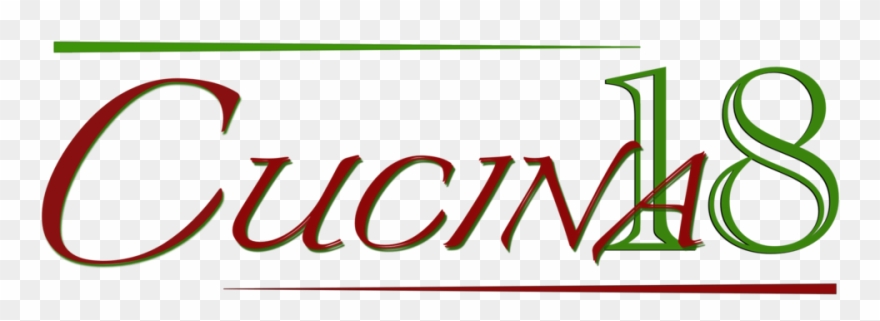 Cucina 18 Red On White - Portable Network Graphics Clipart