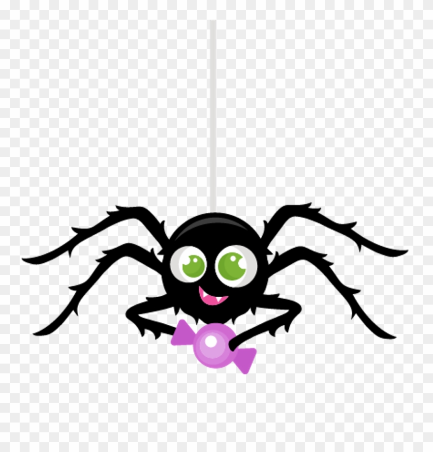 Spider Cute Kawaii Tumblr Ftestickers - Transparent Background Spider Clip Art - Png Download