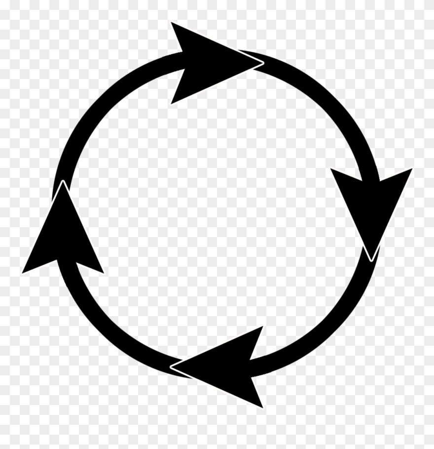 Arrow Sign Circle - Arrow Circle Png Clipart