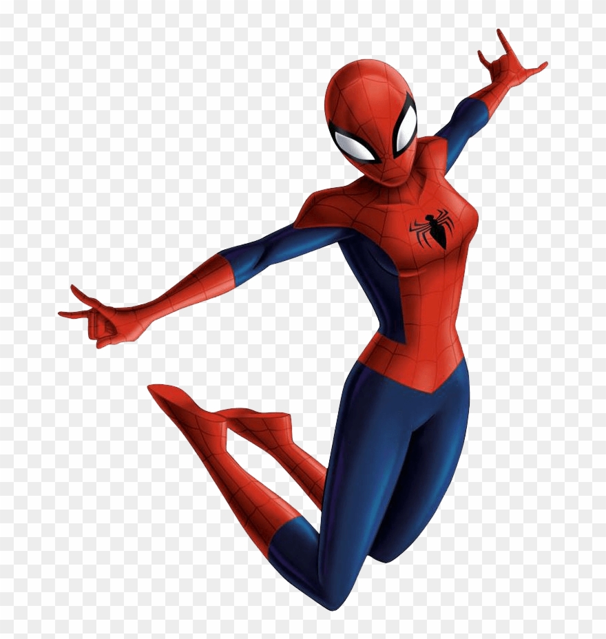 Spider - Spider Girl Cartoon Png Clipart