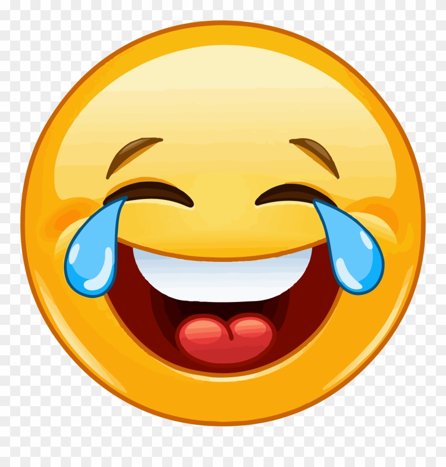 Laughter Drawing Laughing Emoji - Emoji Tears Of Joy Clipart
