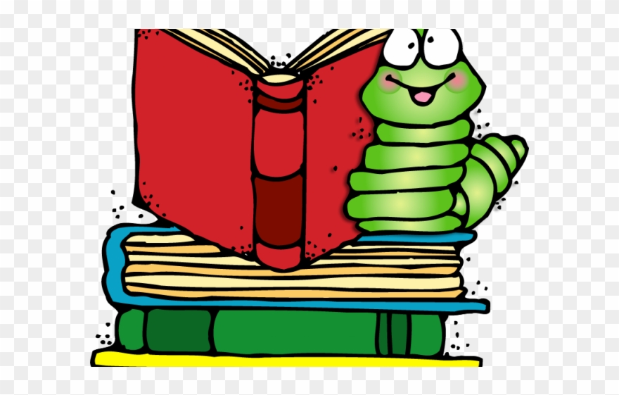 Book Worm Clipart - Bookworm Clipart - Png Download