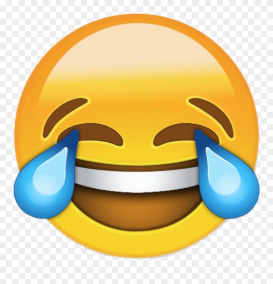 Crying With Laughter Emoji Png - Laughing Emoji Big Clipart