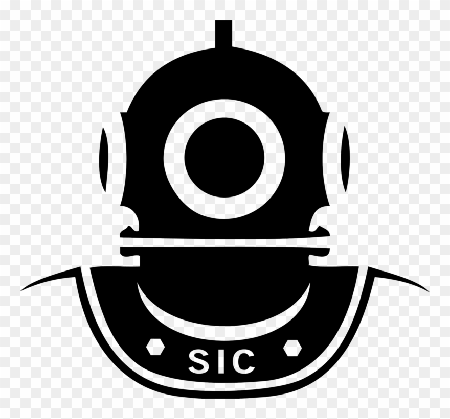 Diving Helmet Logo Clipart